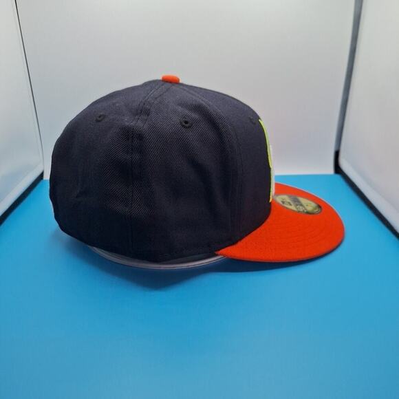 New Era 59FIFTY Miami Marlins Fitted 7 3/4 Hat Cap Black MLB Wool - Picture 5 of 7